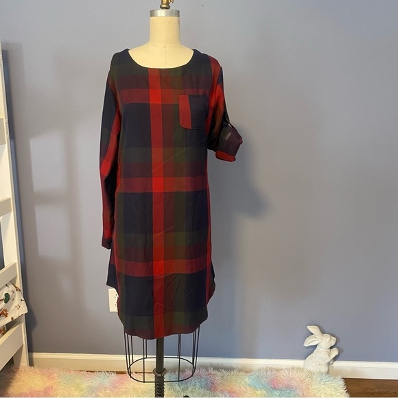 Plaid Midi Dress with Pockets | Medium - Cupshe - Picture 4 of 13